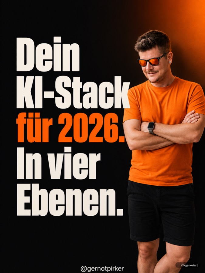 Slide mit derselben Person im orangen Shirt, anderes Thema.